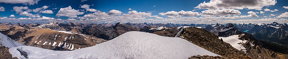 Views north, east and south (R) are amazing from Noyes!