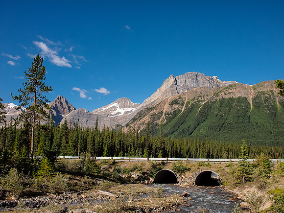 Looking back at hwy 93.