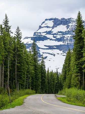 The views of Forum Peak are intimidating from the drive in.