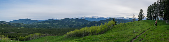 A wonderful evening to be hiking.