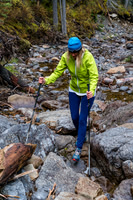 We approached up the lower Sunshine Creek which wasn't really worth it.