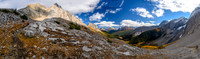 Hiking up to Smuts Pass.