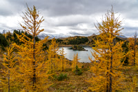 Hiking around Rock Isle Lake.