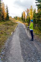 Hiking above Sunshine Village to the meadows.