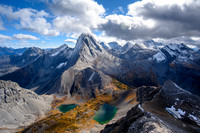 Stunning views over the Birdwood Lakes.