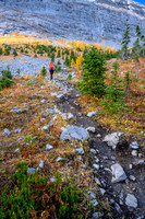 The steep grind to Smuts Pass.