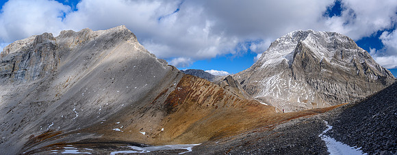 Hiking to the upper SE ridge of Birdwood.