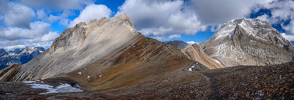 Hiking to the upper SE ridge of Birdwood.