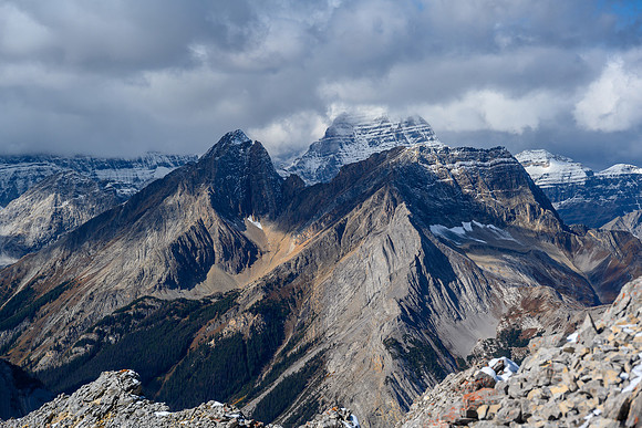 Mount Byng and Assiniboine.