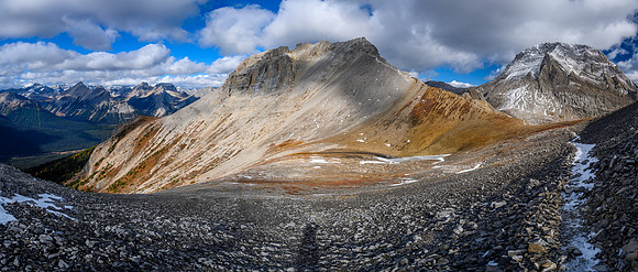 Hiking to the upper SE ridge of Birdwood.