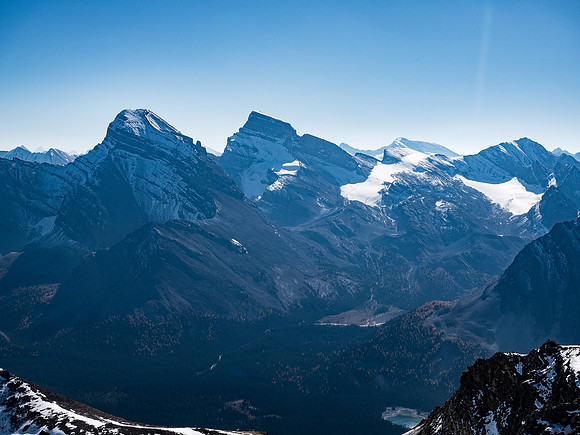 Douglas, St. Bride and Lychnis are impressive Skoki peaks that also see very few ascents.