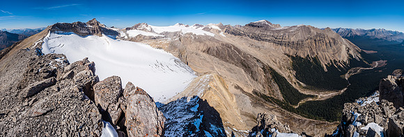 The views from Pipestone Towers are almost better than from Pipestone - the Drummond Icefield views certainly are.