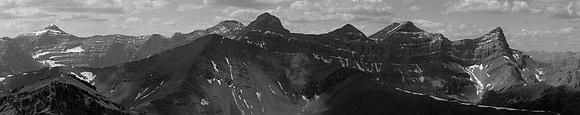 Ribbon (L), Bogart, Allan, Sparrowhawk, Wind, Lougheed III, II, I (R).
