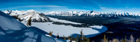 Views north and east off the ridge from near tree line.