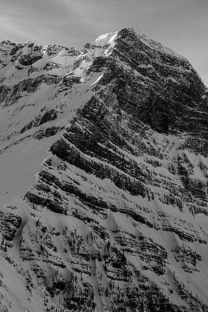 The impressive walls of Mount Sarrail.