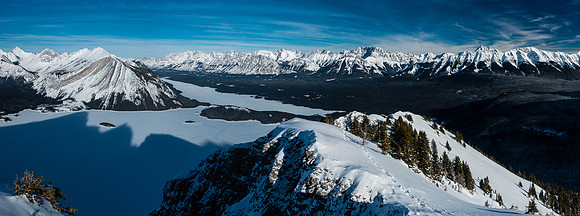 The views are no worse as I start my descent down the ridge.