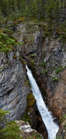 A large waterfall pretty close to the first lake is a worthwhile diversion.