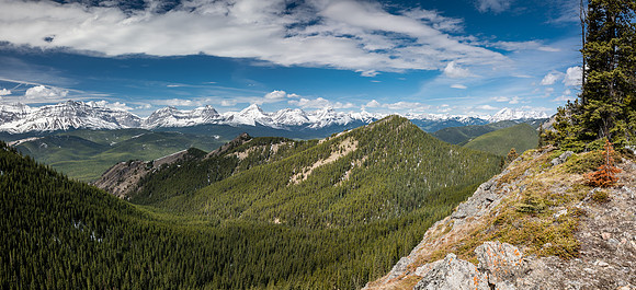 Views over the Cat Creek Hills.