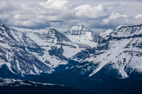 Mount Baril and Cornwell with Courcelette just peaking up at right of center.