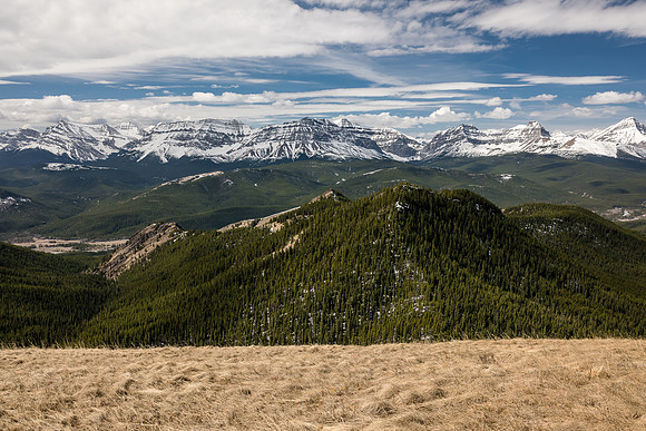 Views west.