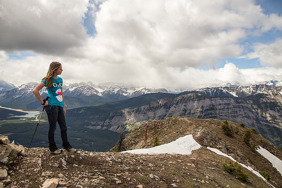 A nice vantage point on the way up.