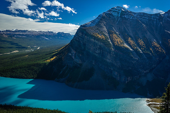 Mount Fairview over Lake Louise.