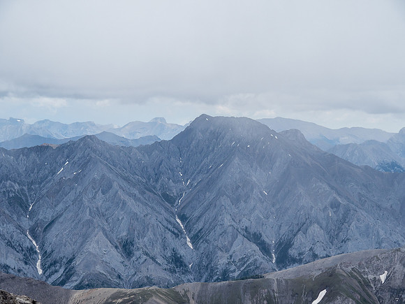 Views off the summit of Fatigue Mountain.