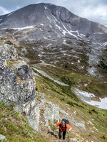 The slope gets quite steep - hikers probably won't appreciate it.
