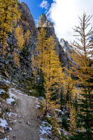 Hiking up the switchbacks to the top of the Beehive.