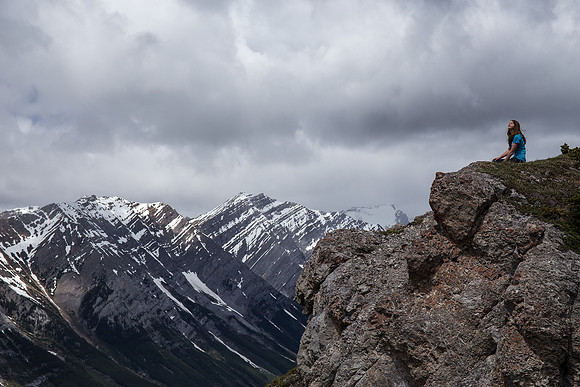 A nice vantage point on the way up.