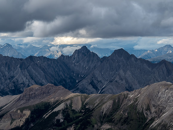 Sundance Peak (C) is the highest peak in that range.
