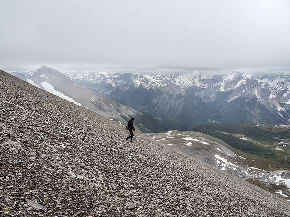 Descending Fatigue Mountain.