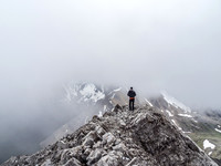 Phil on the summit of Fatigue Mountain.