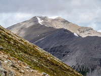 "Little" Fatigue's summit comes into view as we descend.