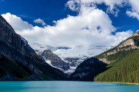 Mount Victoria over Lake Louise.