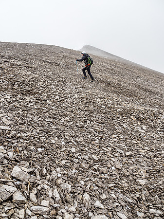 Summit ridge of Fatigue Mountain.