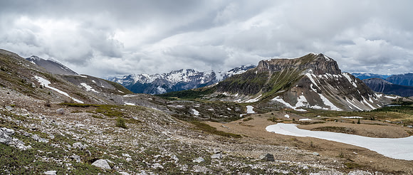 Looking back at Citadel Peak from Fatigue Mountain.