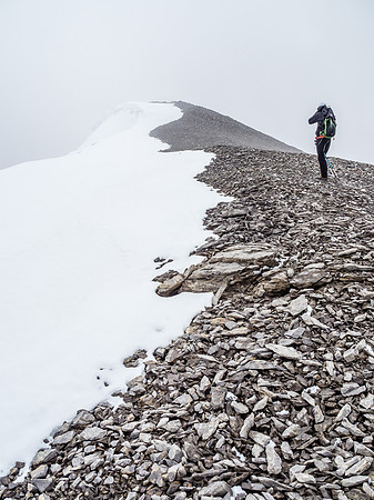 Summit ridge of Fatigue Mountain.