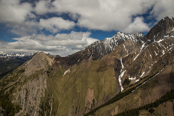 Looking north past Packenham and Evan-Thomas. Packenham Junior at left foreground.