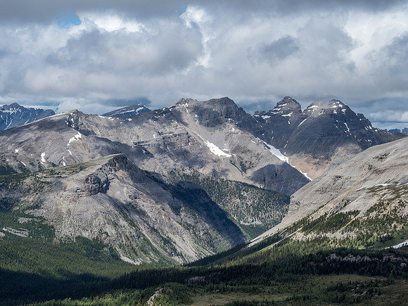 Looking north towards Mount Howard Douglas.