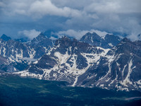Looking over The Towers and Naiset Point (R).