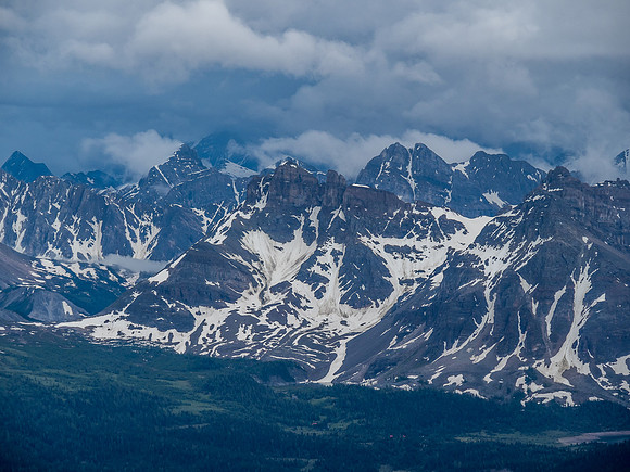 Looking over The Towers and Naiset Point (R).