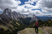 Niko at the summit of King Creek Ridge