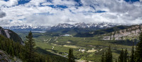 A gorgeous morning looking back over Kananaskis Lakes.