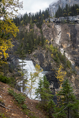 The top of White Falls from the trail.