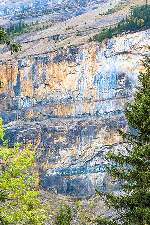 Colors in the cliffs.