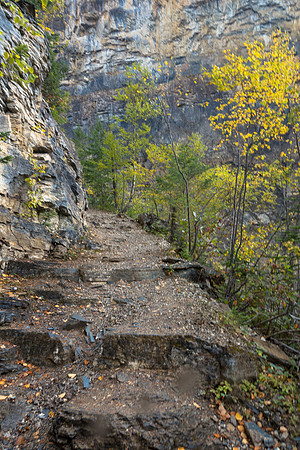 An excellent trail leads up this steep section.