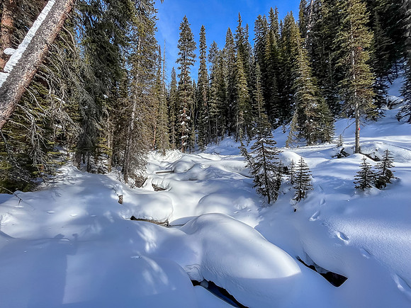 Exiting Headwall Creek