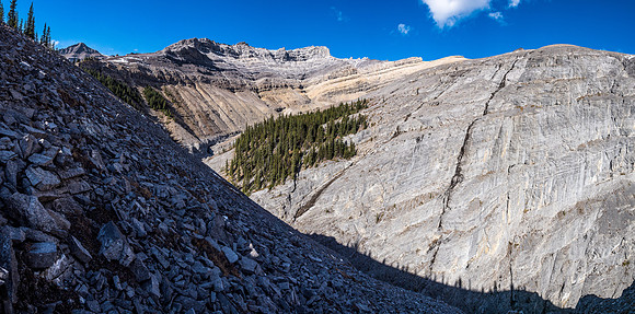 Canyon scenery on exit.