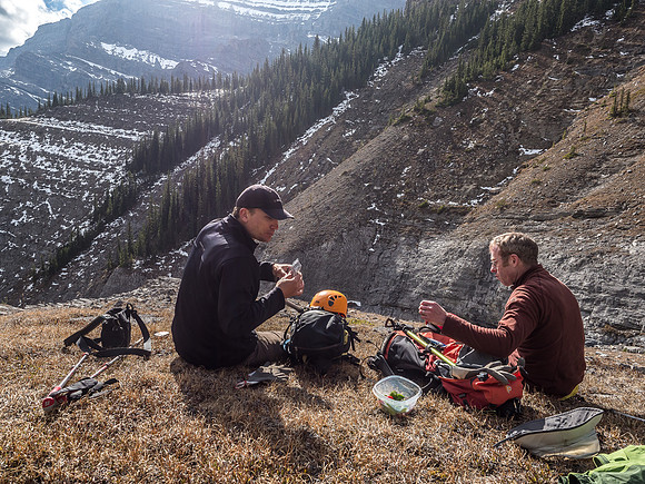 Another break at our favorite lunch spot before the weather finally moves in.